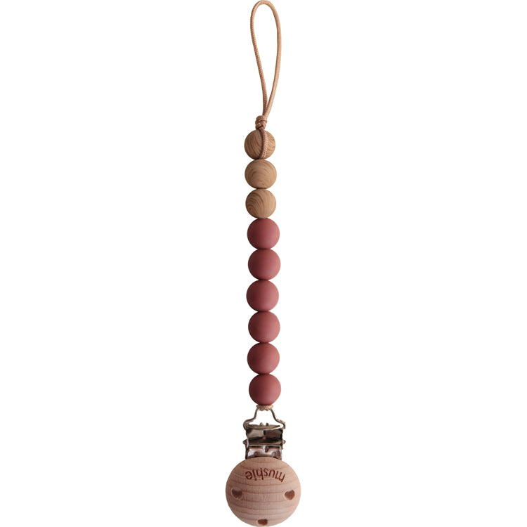 Attache sucette rose - Mushie