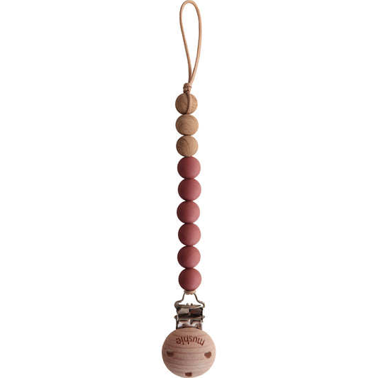 Attache sucette rose - Mushie