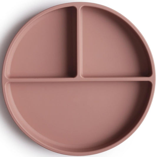 Assiette silicone Cloudy Mauve - Mushie