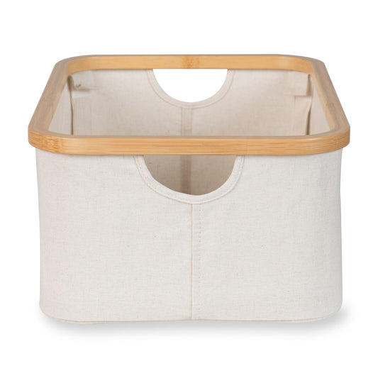 Panier de rangement pour table à langer - 45 x 30 cm - Beige-Naturel