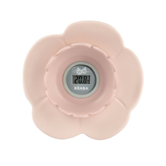 Thermomètre de bain lotus vieux rose