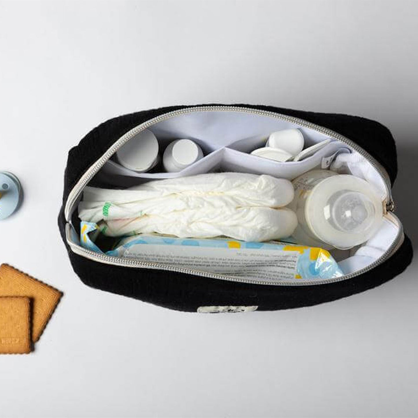 Trousse de toilette noire GM - bebel