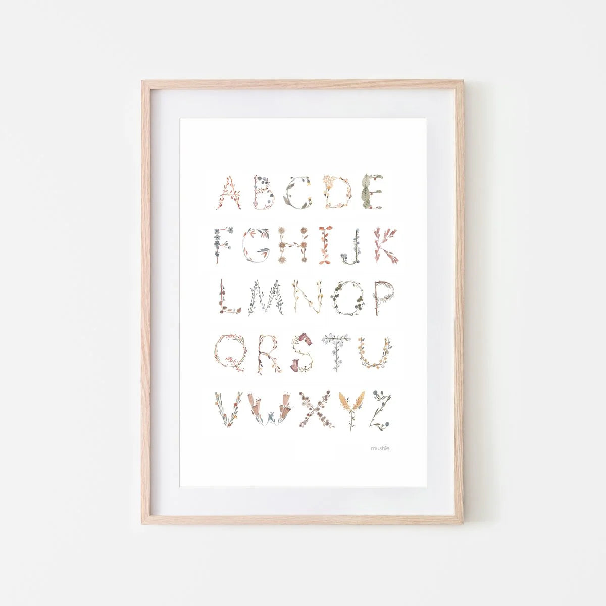 Affiche alphabet - Mushie