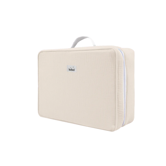 Valise de maternité crème - bebel
