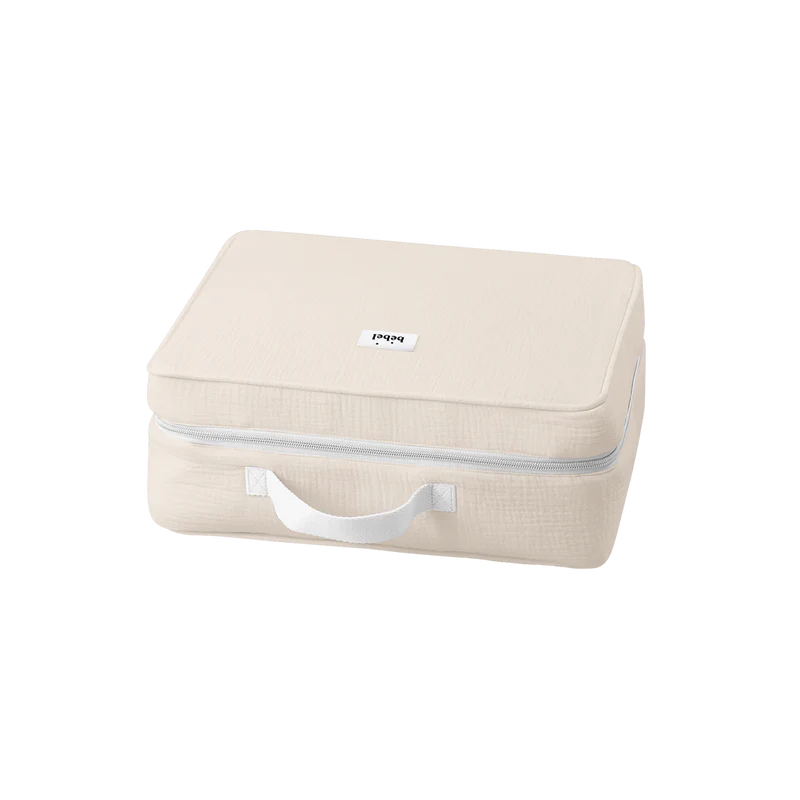 Valise de maternité crème - bebel