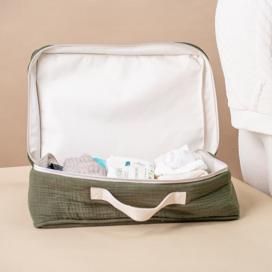 Valise de maternité Kaki - Bebel