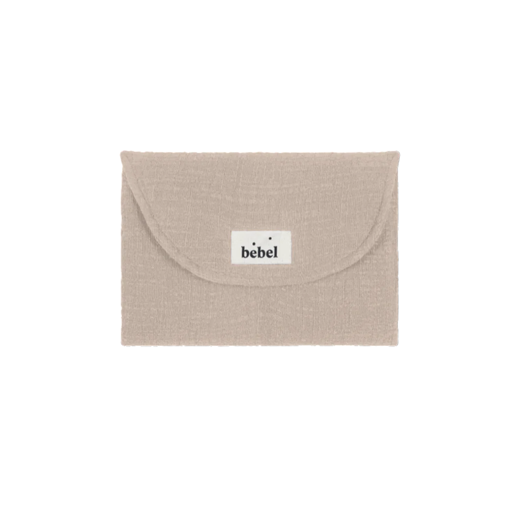 Matelas à langer voyage effet lin - beige