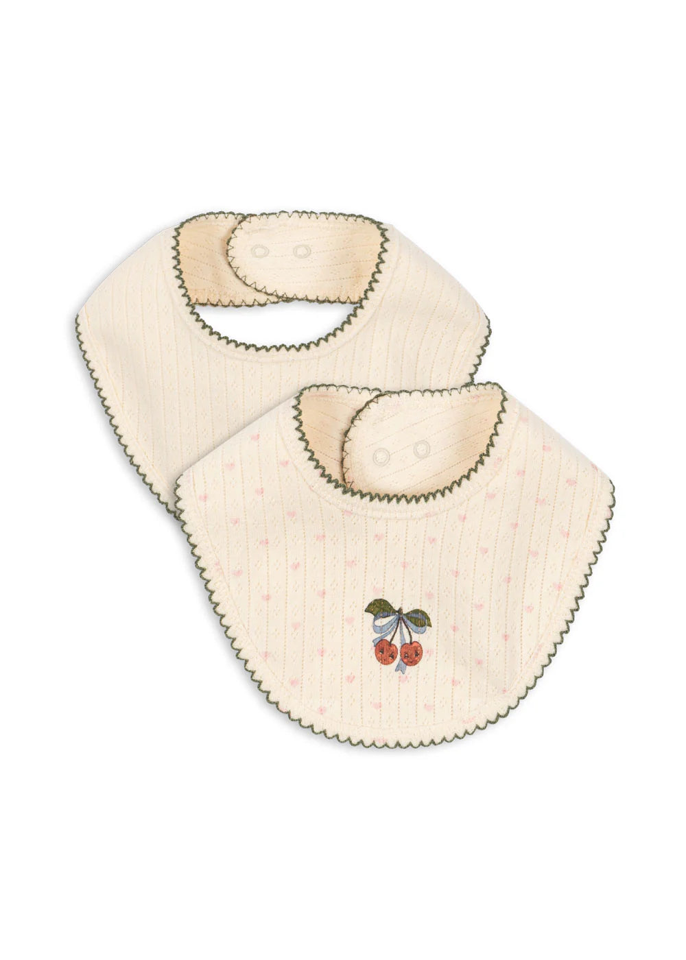 Lot de 2 bavoirs Minnie minnie coeur
