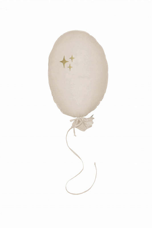 Ballon décoratif mini étoiles naturel