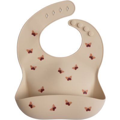 Bavoir silicone Butterflies - Mushie