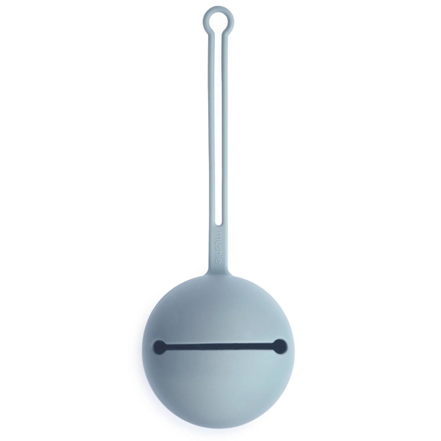 Boite à sucette silicone bleue - Mushie