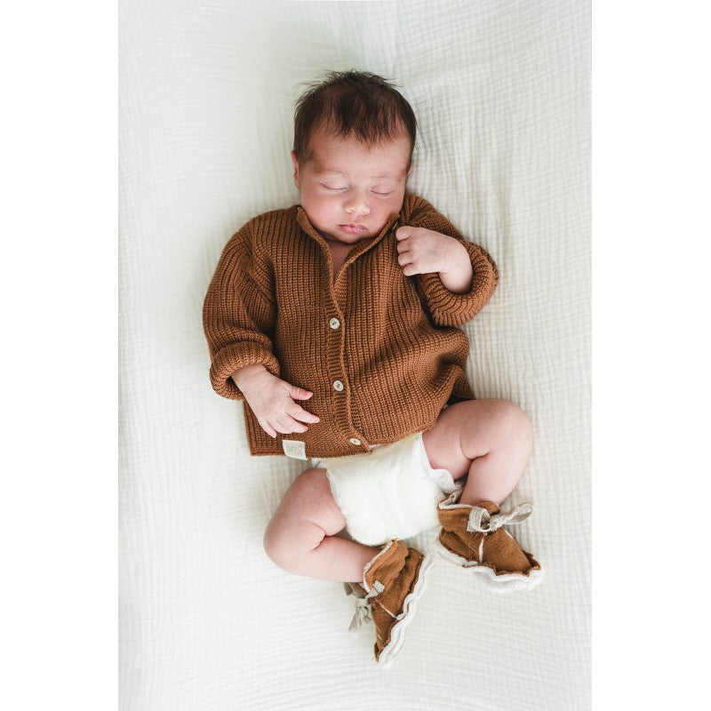 Gilet bebe canale toffee
