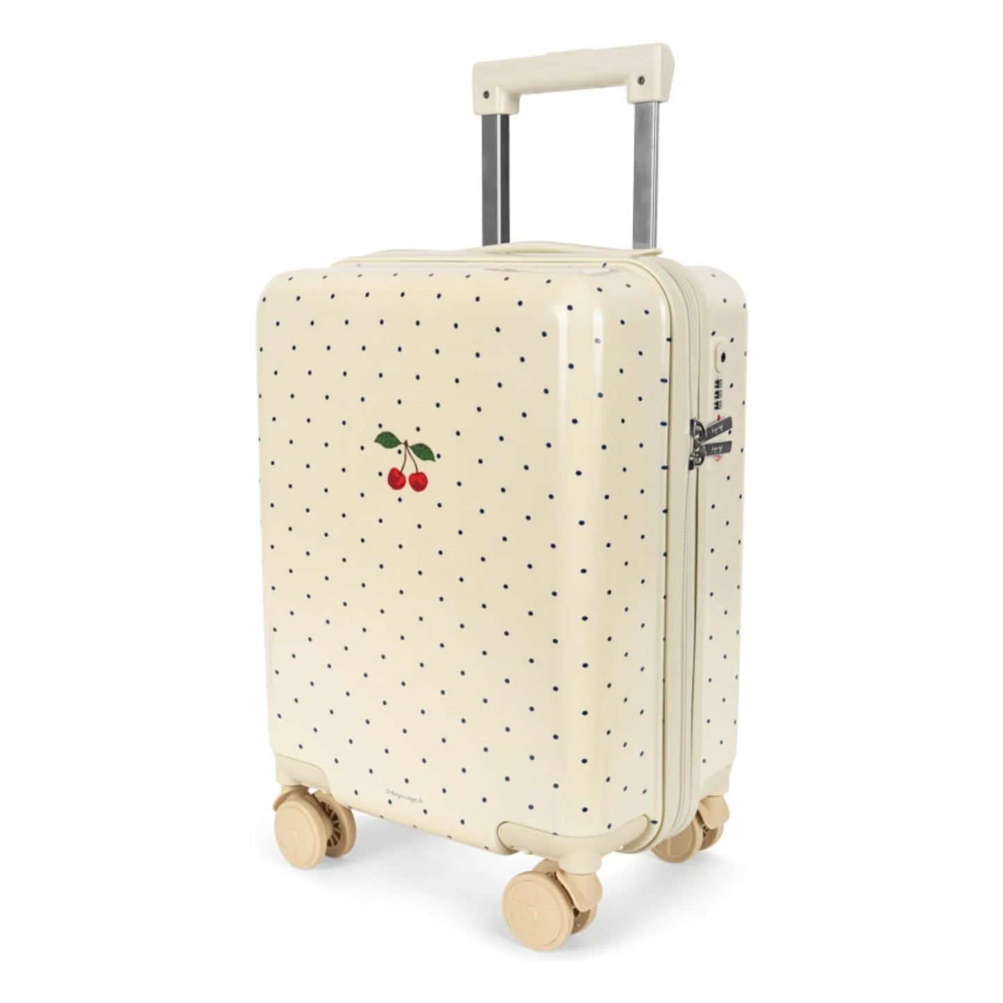Valise Navy Dots | Ecru