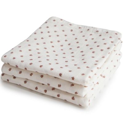 Lot de 3 langes Bloom - Mushie