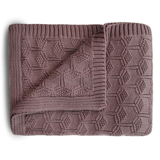 Couverture maille - Mushie