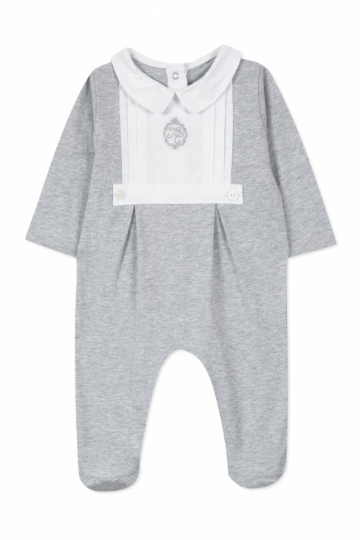 Pyjama13 coton gris clair - Tartine et chocolat