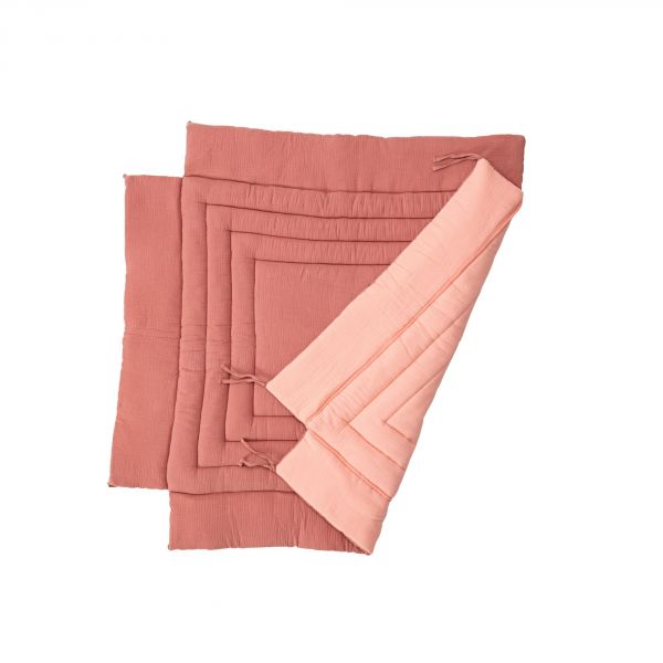 Tapis de parc carré Rose poudré - Combelle