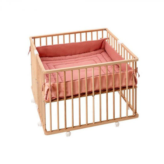 Tapis de parc carré Rose poudré - Combelle