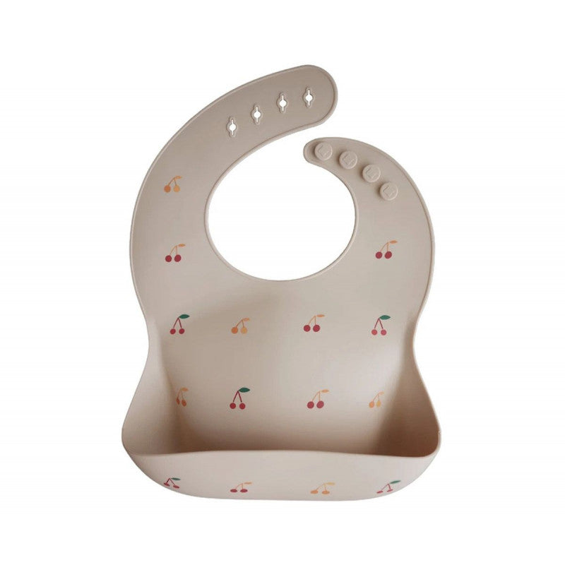 Silicone bavoir Cerises MUSHIE