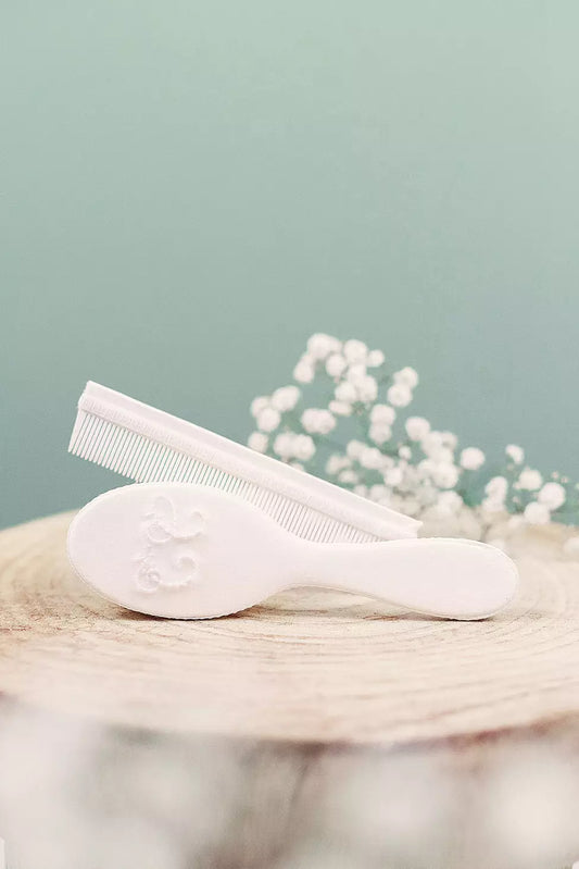 Tartine et Chocolat set brosse et peigne Monogramme