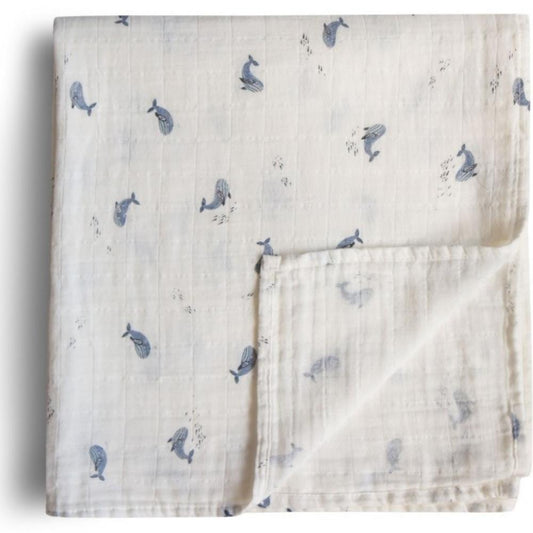 Lange 120x120cm Whales - Mushie
