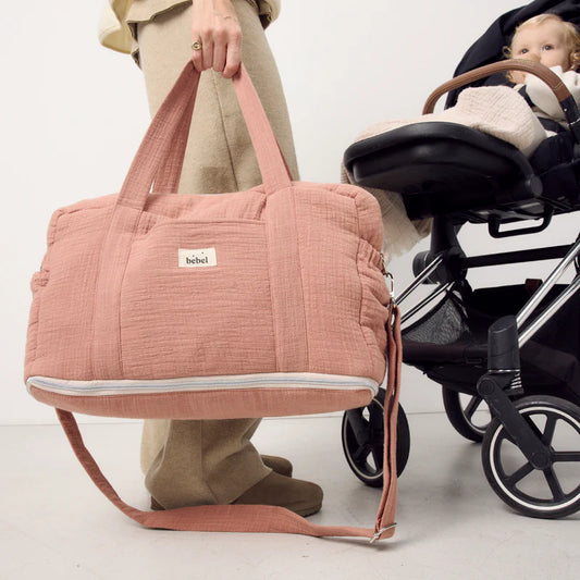 Sac à langer 24/48h rose - Bebel