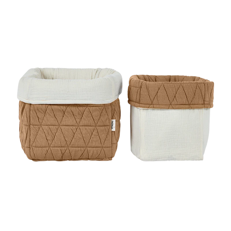 Panier de rangement PM caramel - Bebel