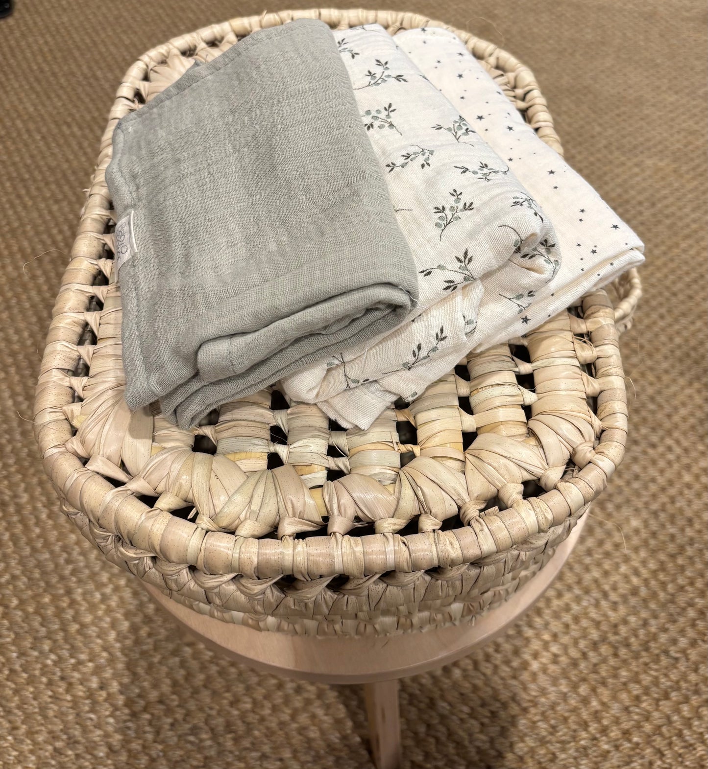 Lot 3 langes Olive - Baby Shower