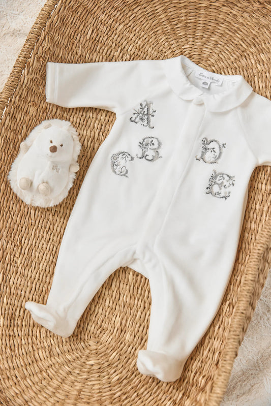 Pyjama Ecru abécédaire