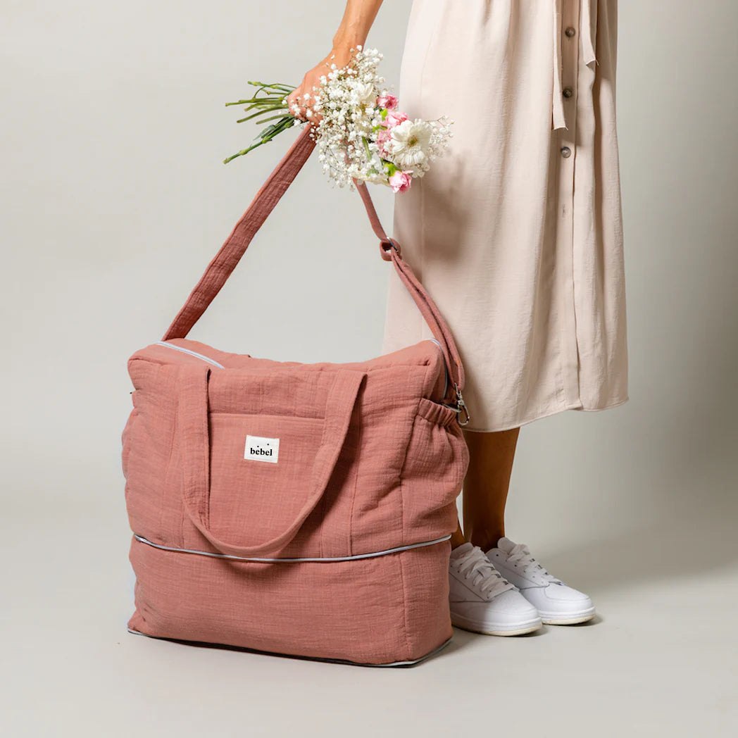 Sac à langer 24/48h rose - Bebel