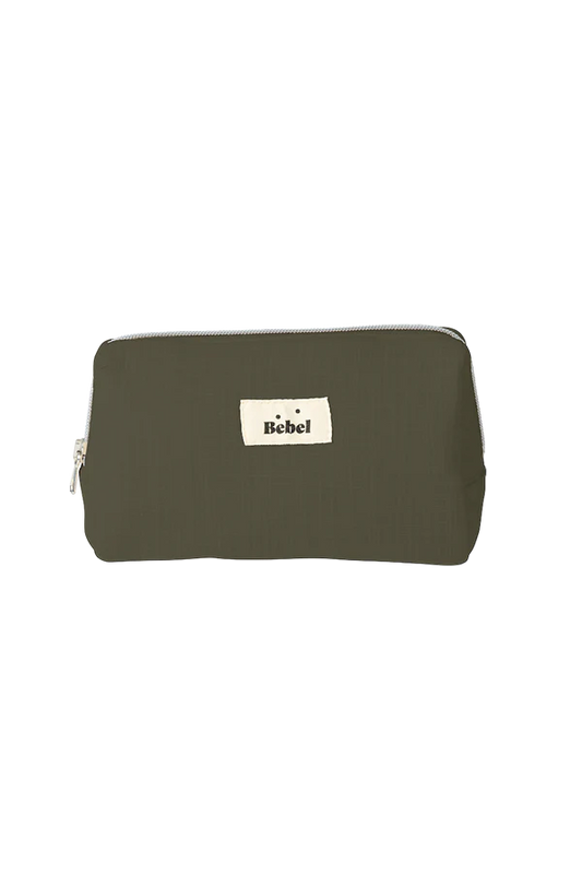 Mini trousse lin kaki - Bebel
