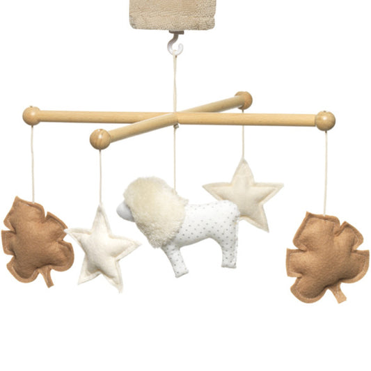 Mobile d'éveil Lion blanc - Pouce et Lina