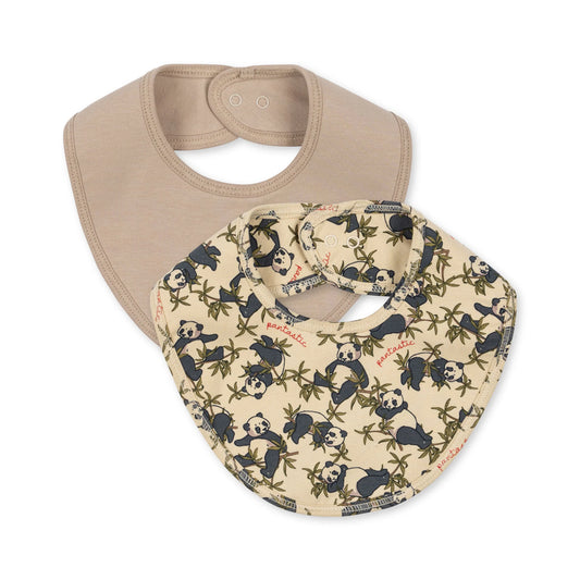 Lot 2 bavoirs panda - Konges