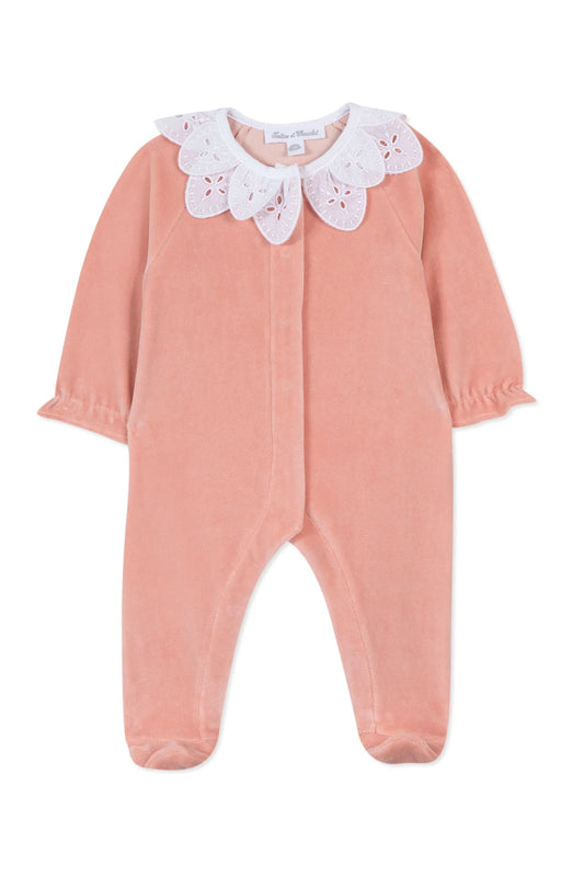 Pyjama bois de rose colerette - Tartine et Chocolat