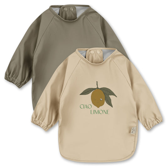 Lot 2 bavoirs à manches - Konges