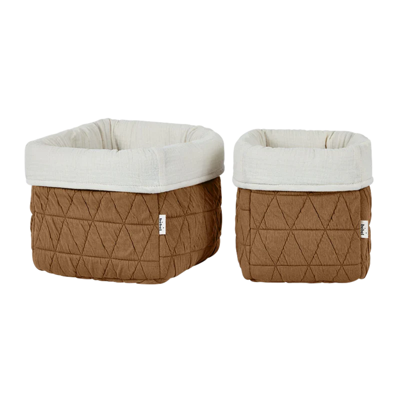 Panier de rangement GM Caramel - Bebel