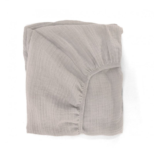 Draps housse lit powder latte - Baby Shower