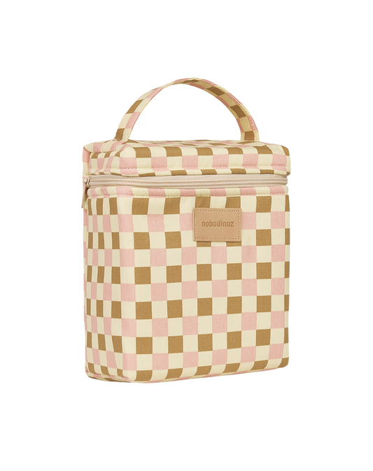 Sac isotherme pour biberon et déjeuner Hyde Park yellow pink mosaic