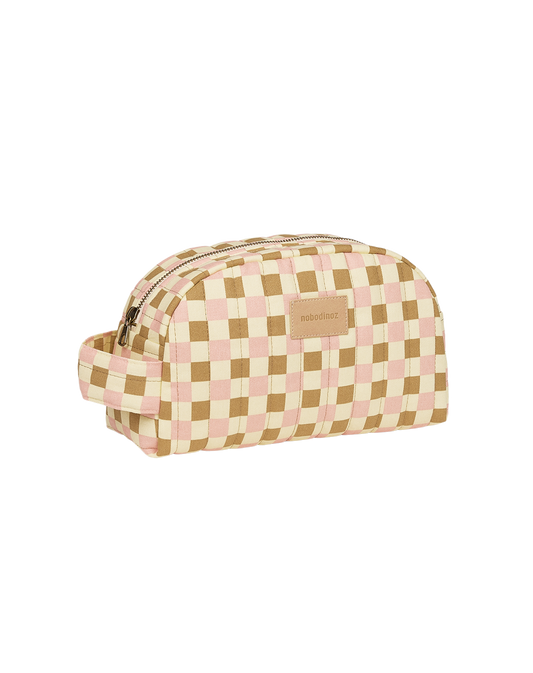 Trousse de toilette imperméable Hyde Park yellow pink mosaic