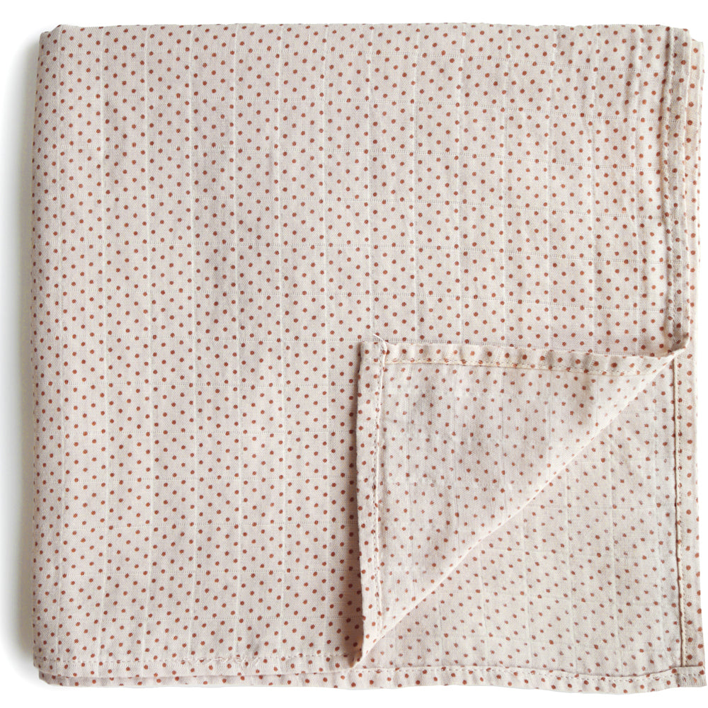 Maxi lange Caramel Polka Dots - Mushie