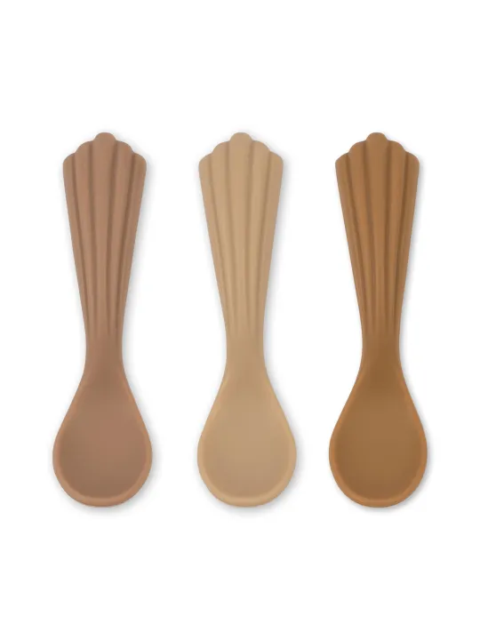 Lot 3 cuillères silicone - Konges