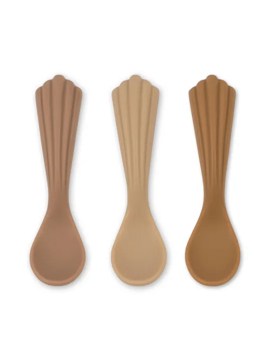 Lot 3 cuillères silicone - Konges
