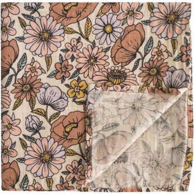 Lange 120x120cm Flowers - Mushie