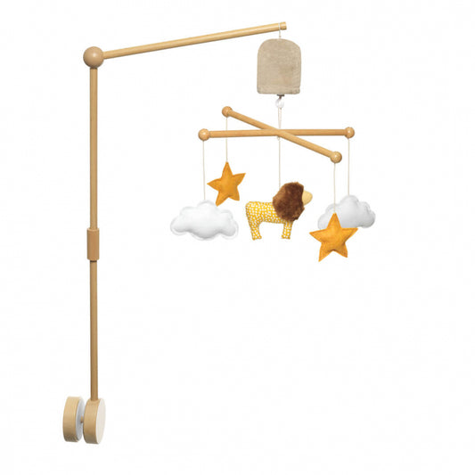 Mobile d'éveil Lion jaune - Pouce et Lina