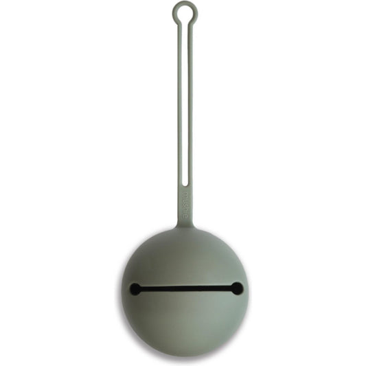 Boite à sucette silicone - verte