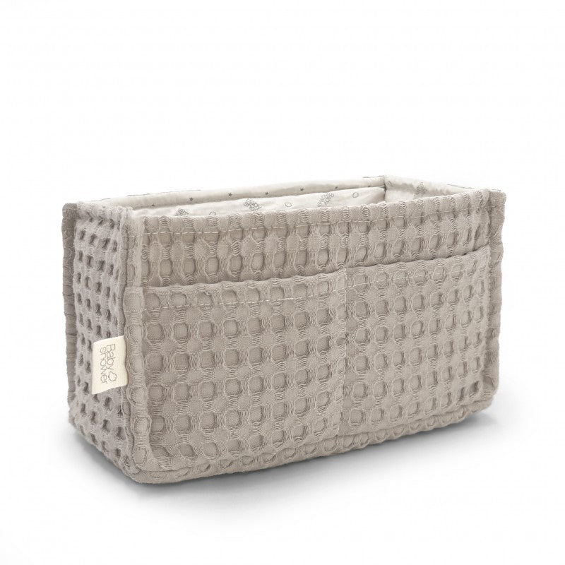 Panier rangement nappies gofre latte