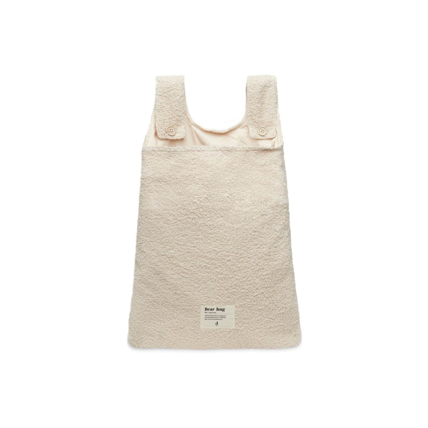 JOLLEIN Sac de rangement Bouclette Naturel