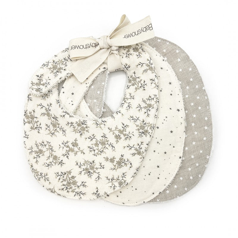 Lot 3 bavoirs miley - baby shower